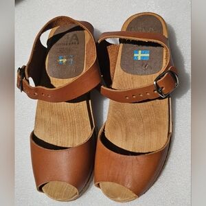MIA Anja Sandal Clog Size 38 EU 7.5 US Brown